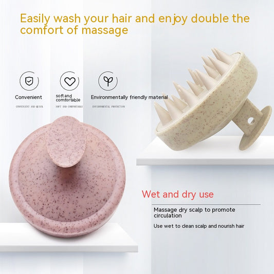 Soft Rubber Shampoo Brush