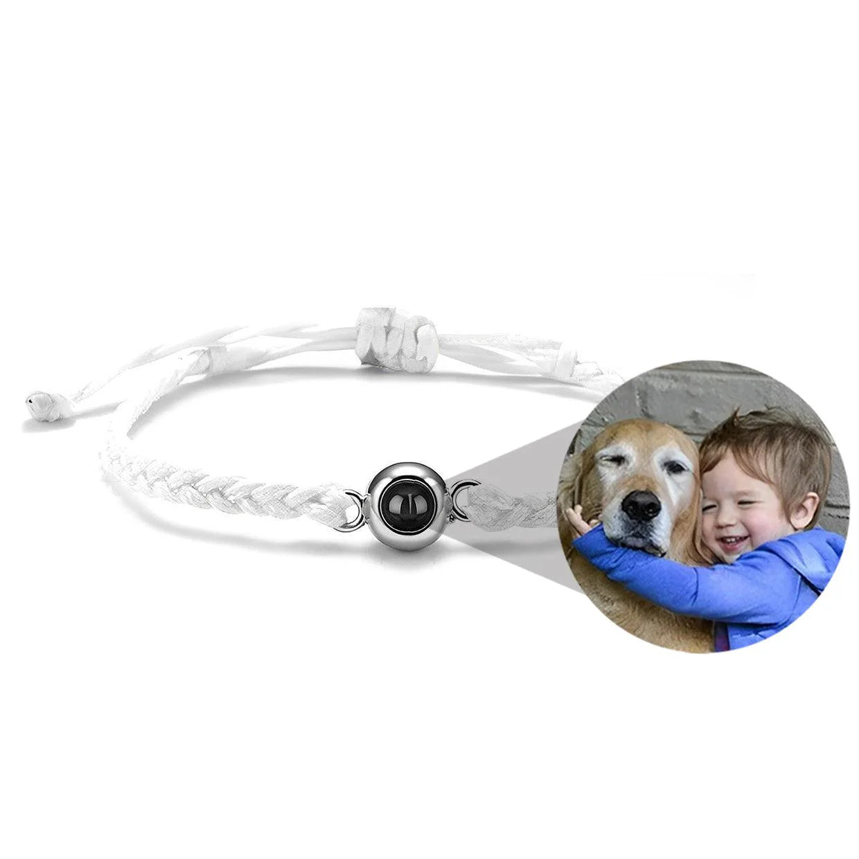 Personalized Circle Photo Bracelet