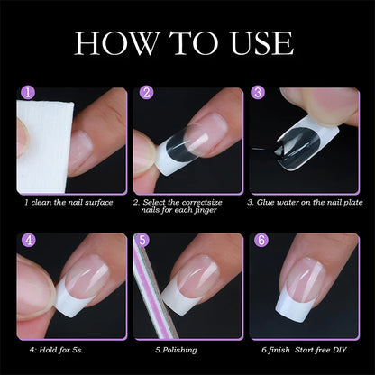 30Pcs Frosted Wearable Fake Nails