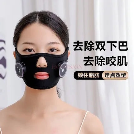 Face slimming artifact v face mask bandage facial mask lifts and tightens the facial double chin wrinkles