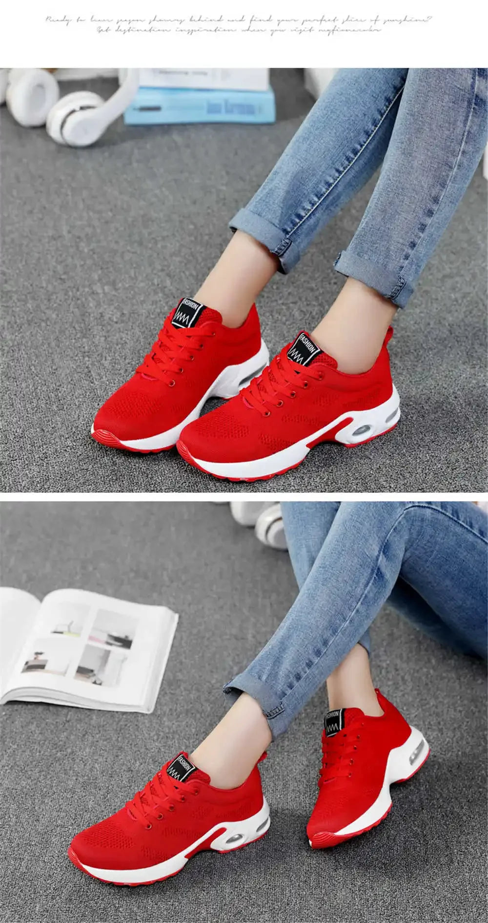 38-39 Autumn Women's Breathable Shoes Vulcanize Sneakers Spring 2024 Women's Sapatenis Sports Tennes Training Trainers