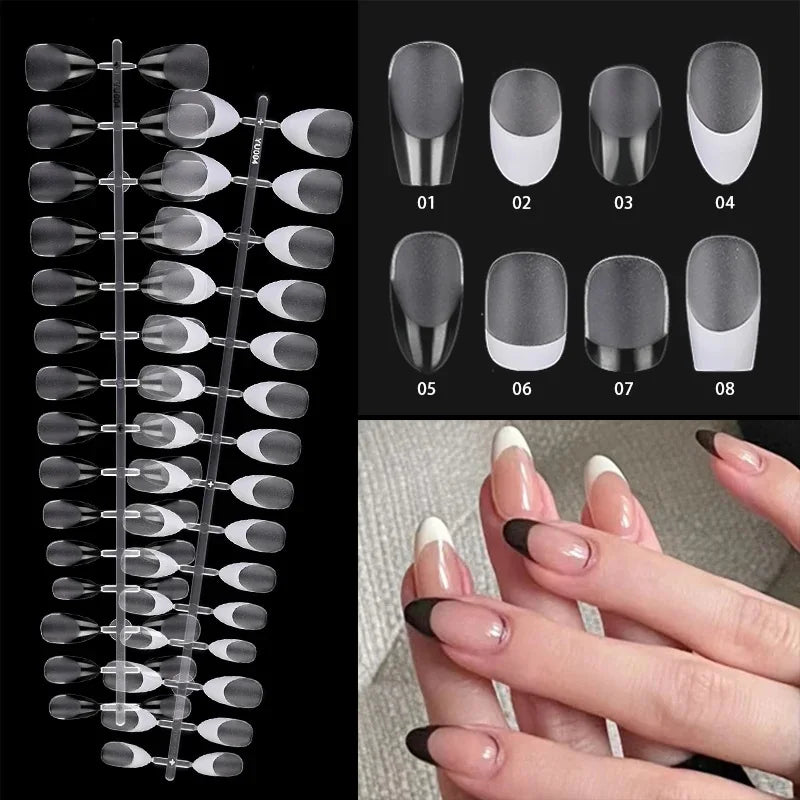 30Pcs Frosted Wearable Fake Nails