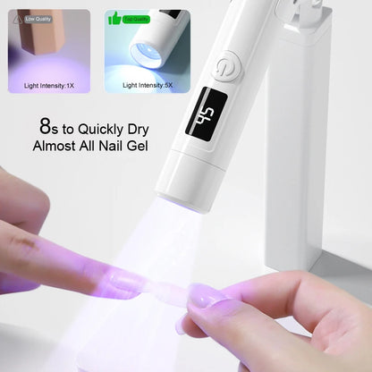 Portable Mini Led Nail Lamp Rechargeable