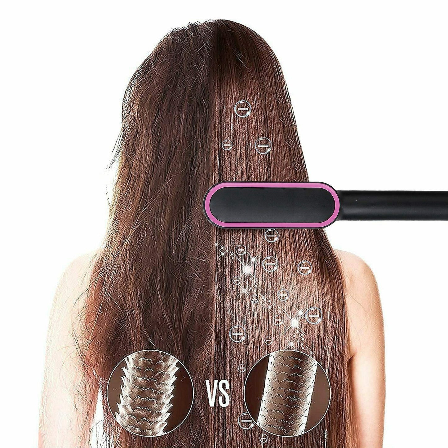 2 in 1 Hair Straightener Brush 🌡️🔥💁‍♀️